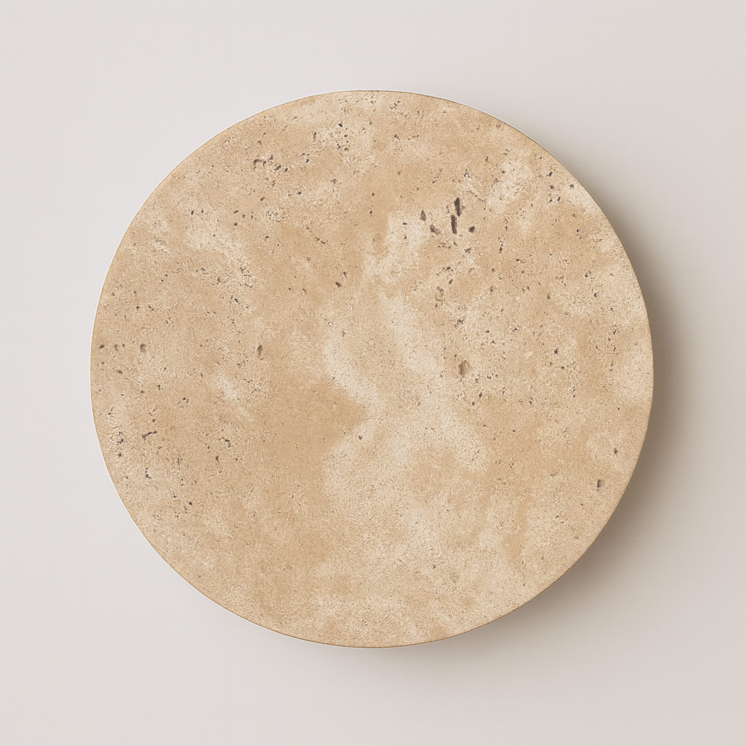 LUMA - Full Moon Travertine Wall Sconce
